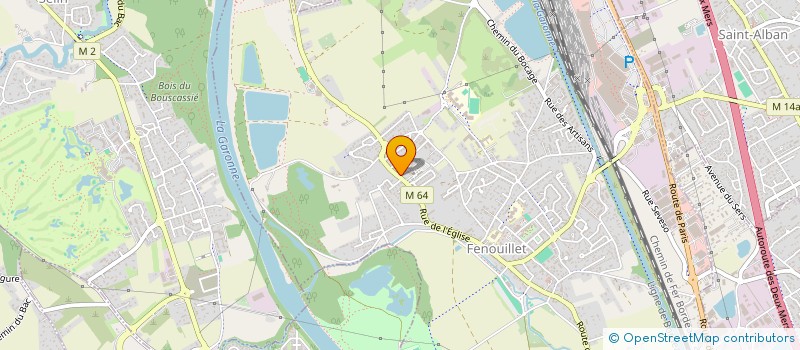 localisation de l'entreprise MONSIEUR DANUT STOICA  FENOUILLET