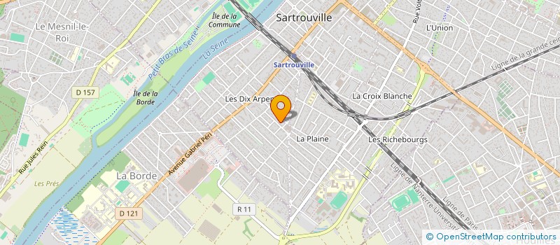 localisation de l'entreprise MONSIEUR DANY ACHOUR à SARTROUVILLE