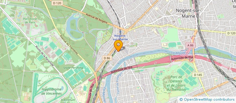 localisation de l'entreprise MONSIEUR DANY AMARO AFONSO  NOGENT-SUR-MARNE