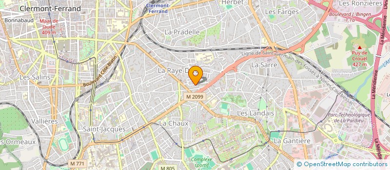 localisation de l'entreprise MONSIEUR DANY AZIZ  WADIA  CLERMONT-FERRAND