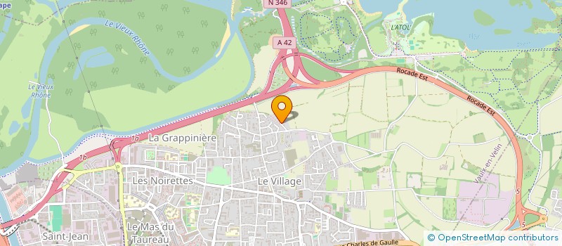 localisation de l'entreprise MONSIEUR DANY BALLET  VAULX-EN-VELIN