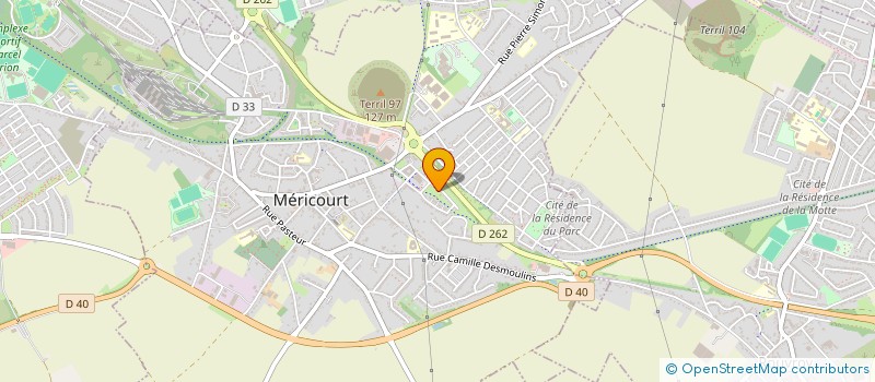 localisation de l'entreprise MONSIEUR DANY BEAULIEU  MERICOURT