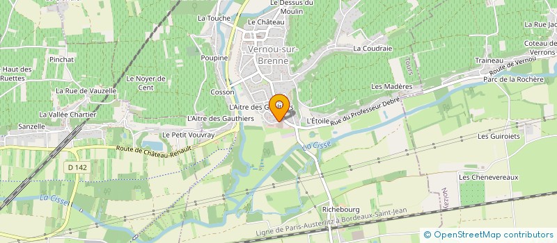 localisation de l'entreprise MONSIEUR DANY BEAUVAIS  VERNOU-SUR-BRENNE