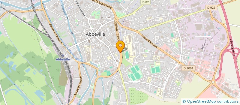 localisation de l'entreprise MONSIEUR DANY BECQUET  ABBEVILLE