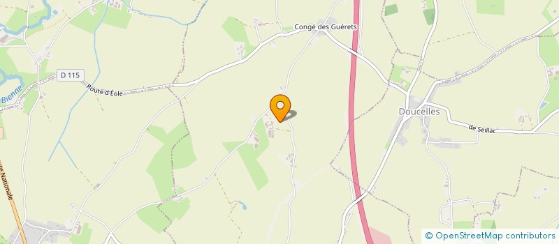 localisation de l'entreprise MONSIEUR DANY BELLANGER  VIVOIN