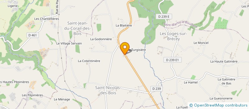 localisation de l'entreprise MONSIEUR DANY BINET à SAINT-NICOLAS-DES-BOIS