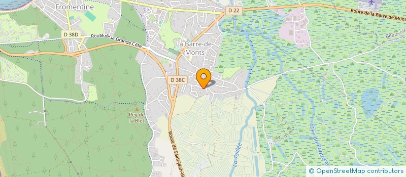 localisation de l'entreprise MONSIEUR DANY BIZIEN  LA BARRE-DE-MONTS