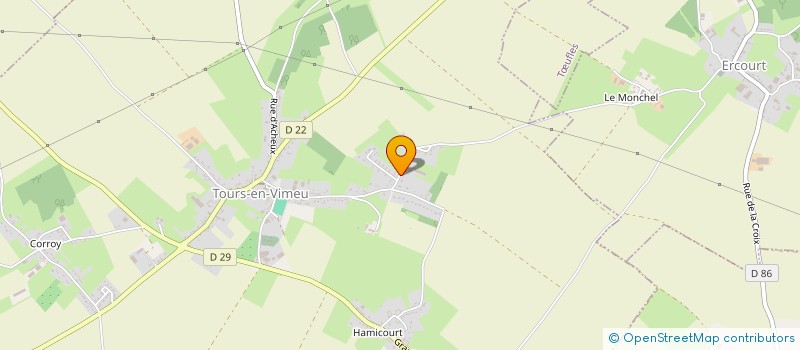 localisation de l'entreprise MONSIEUR DANY BLOND  TOURS-EN-VIMEU