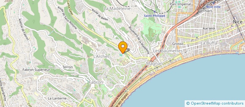 localisation de l'entreprise MONSIEUR DANY BORGOGNO à NICE