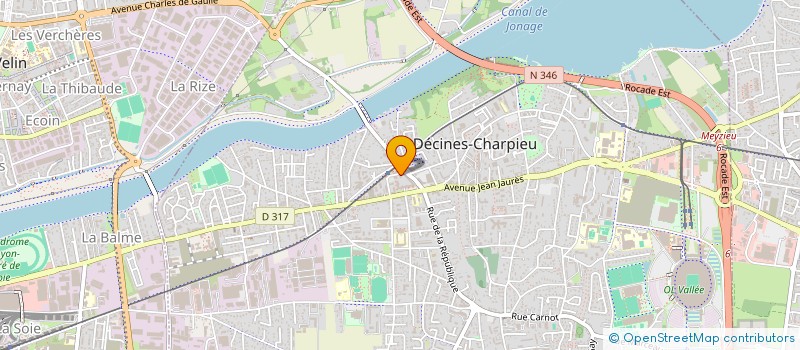 localisation de l'entreprise MONSIEUR DANY BOUDJEMA à DECINES-CHARPIEU