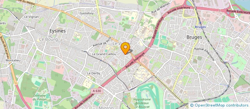 localisation de l'entreprise MONSIEUR DANY BRAILLON  EYSINES