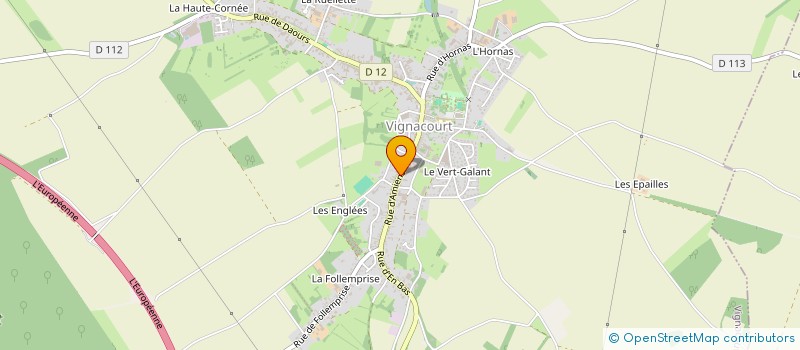 localisation de l'entreprise MONSIEUR DANY BRAILLY  VIGNACOURT