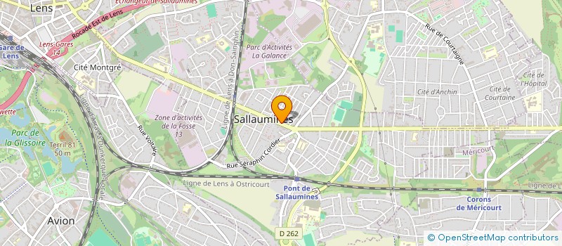 localisation de l'entreprise MONSIEUR DANY CAUDRON à SALLAUMINES
