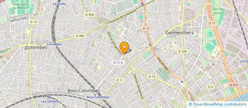 localisation de l'entreprise MONSIEUR DANY CHAMMAS  ASNIERES-SUR-SEINE