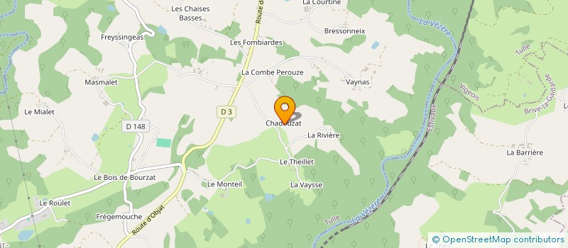 localisation de l'entreprise MONSIEUR DANY CHATEAU  ORGNAC-SUR-VEZERE