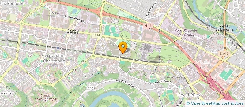 localisation de l'entreprise MONSIEUR DANY CHAU  CERGY
