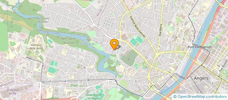 localisation de l'entreprise MONSIEUR DANY CHAUVET à ANGERS