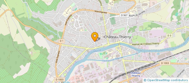 localisation de l'entreprise MONSIEUR DANY CHDID à CHATEAU-THIERRY