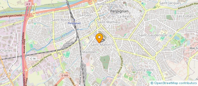 localisation de l'entreprise MONSIEUR DANY CHEVALIER  PERPIGNAN