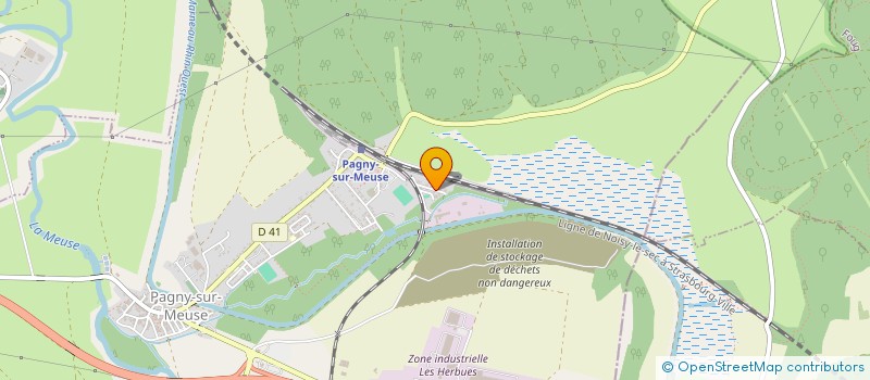 localisation de l'entreprise MONSIEUR DANY COGNEVILLE  PAGNY-SUR-MEUSE