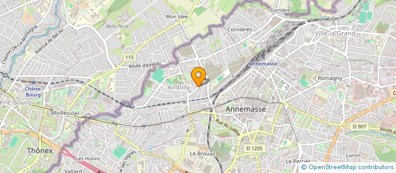 localisation de l'entreprise MONSIEUR DANY COHEN  AMBILLY