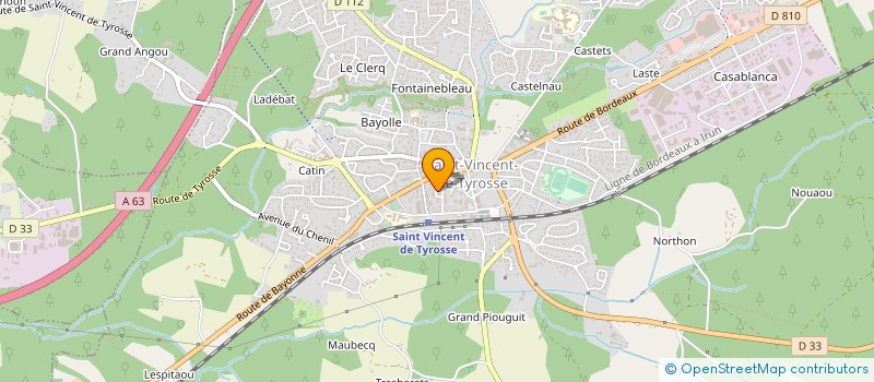 localisation de l'entreprise MONSIEUR DANY COURTOIS à SAINT-VINCENT-DE-TYROSSE