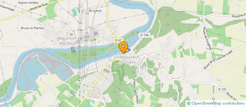 localisation de l'entreprise MONSIEUR DANY DA COSTA SOARES  CHATEAUNEUF-SUR-ISERE