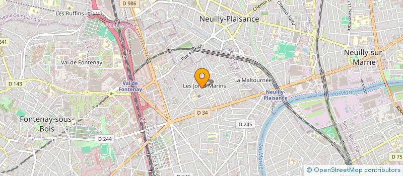 localisation de l'entreprise MONSIEUR DANY DA SILVA  LE PERREUX-SUR-MARNE