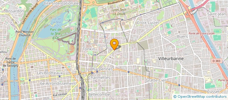 localisation de l'entreprise MONSIEUR DANY DE BRITO  VILLEURBANNE