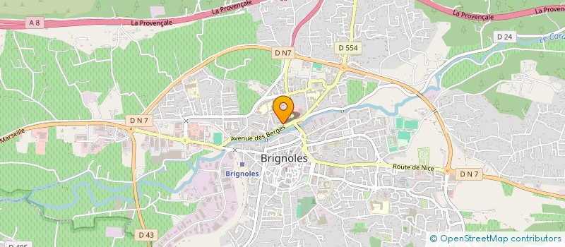 localisation de l'entreprise MONSIEUR DANY DEBESSE à BRIGNOLES