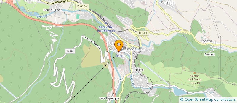 localisation de l'entreprise MONSIEUR DANY DECONIHOUT à AX-LES-THERMES