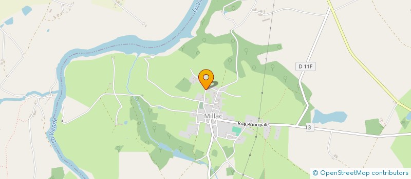 localisation de l'entreprise MONSIEUR DANY DEGORCE  MILLAC