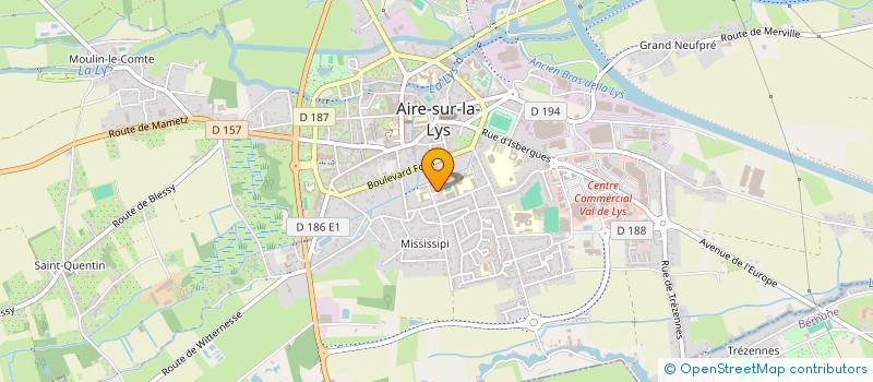 localisation de l'entreprise MONSIEUR DANY DELATTRE  NORRENT-FONTES