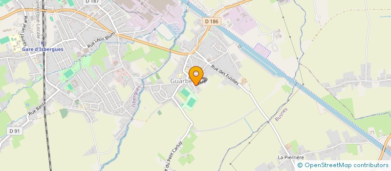 localisation de l'entreprise MONSIEUR DANY DELLYS  ISBERGUES