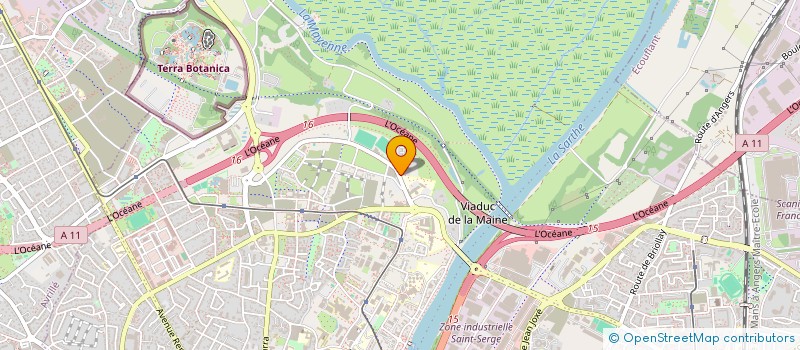 localisation de l'entreprise MONSIEUR DANY DELORME  ANGERS