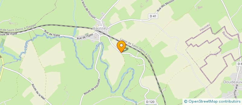 localisation de l'entreprise MONSIEUR DANY DEVILLERVAL  HAUSSEZ