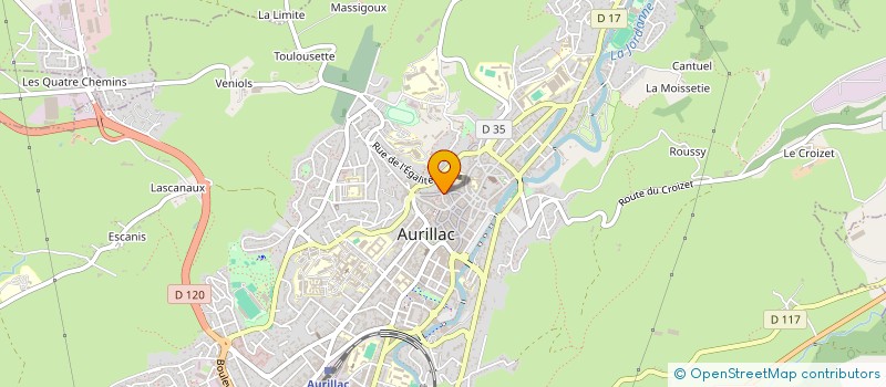 localisation de l'entreprise MONSIEUR DANY DIELH à AURILLAC
