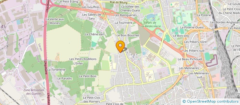 localisation de l'entreprise MONSIEUR DANY DOUCET à SARAN