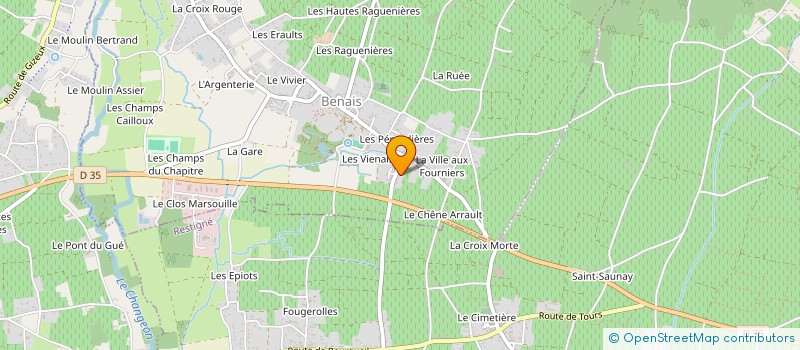 localisation de l'entreprise MONSIEUR DANY DUPONT  BENAIS