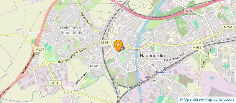 localisation de l'entreprise MONSIEUR DANY DUSAUTOIR  HAUBOURDIN