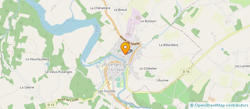 localisation de l'entreprise MONSIEUR DANY DUTAC à PUTANGES-LE-LAC