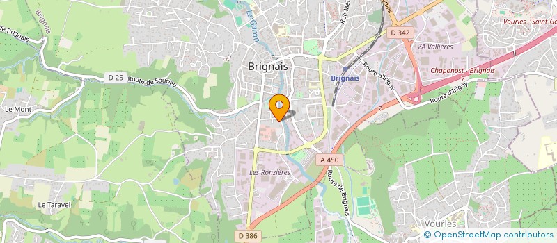 localisation de l'entreprise MONSIEUR DANY EVEN  BRIGNAIS