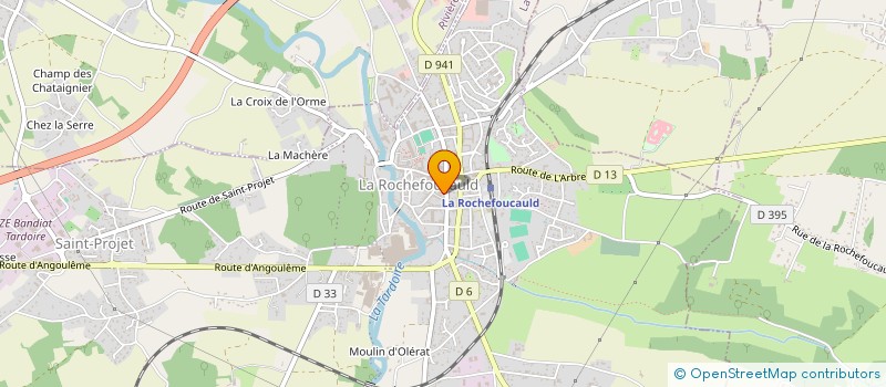 localisation de l'entreprise MONSIEUR DANY FERNANDEZ à LA ROCHEFOUCAULD-EN-ANGOUMOIS