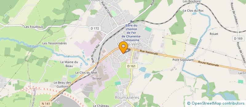 localisation de l'entreprise MONSIEUR DANY GARGOVITH à TERRES-DE-HAUTE-CHARENTE