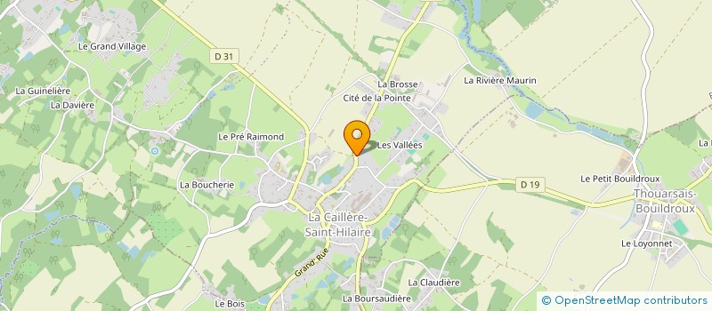 localisation de l'entreprise MONSIEUR DANY GODET  LA CAILLERE-SAINT-HILAIRE