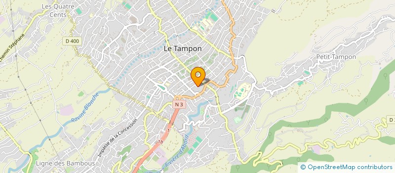 localisation de l'entreprise MONSIEUR DANY GRONDIN  LE TAMPON