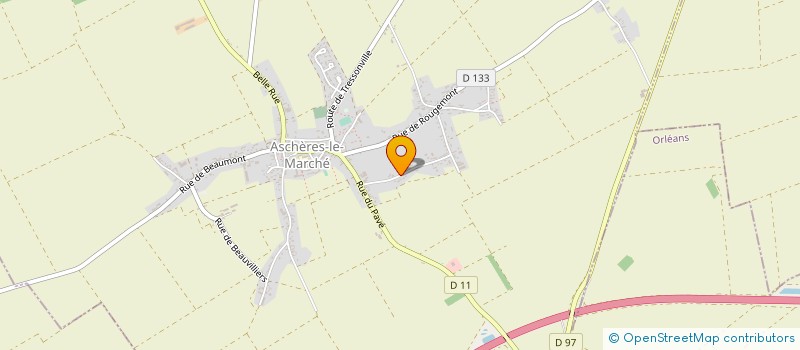 localisation de l'entreprise MONSIEUR DANY HAMONIERE  ASCHERES-LE-MARCHE
