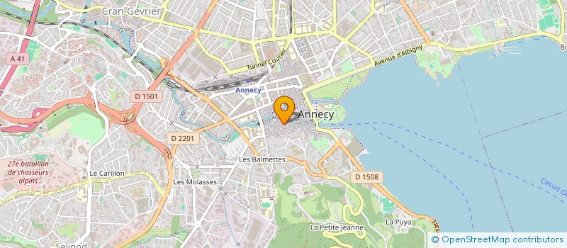 localisation de l'entreprise MONSIEUR DANY HOCQ à ANNECY
