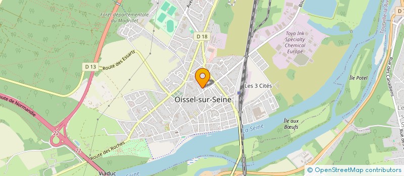 localisation de l'entreprise MONSIEUR DANY LABAN  OISSEL