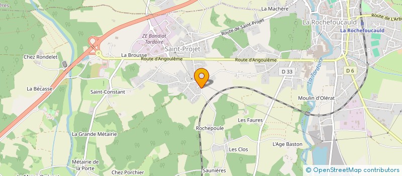 localisation de l'entreprise MONSIEUR DANY LAFLEUR  LA ROCHEFOUCAULD-EN-ANGOUMOIS